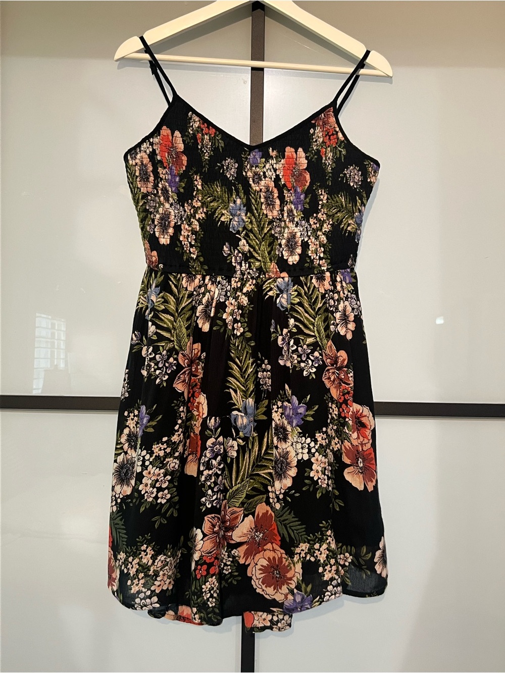 Band of Gypsies Floral Lace Up High Low Dress Size L